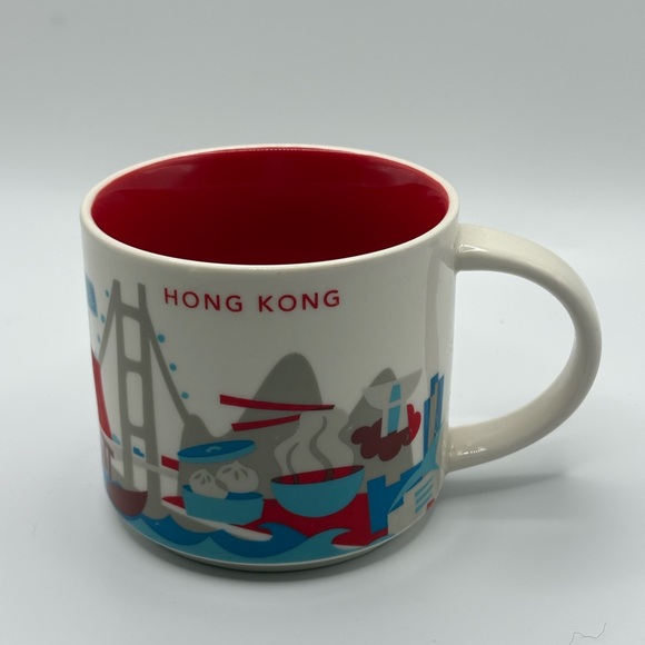 2017 Starbucks 14 Oz Hong Kong "You Are Here" Coffee Mug Cup Collectible Series - Picture 1 of 12